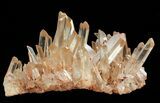 Tangerine Quartz Crystal Cluster - Madagascar #58761-1